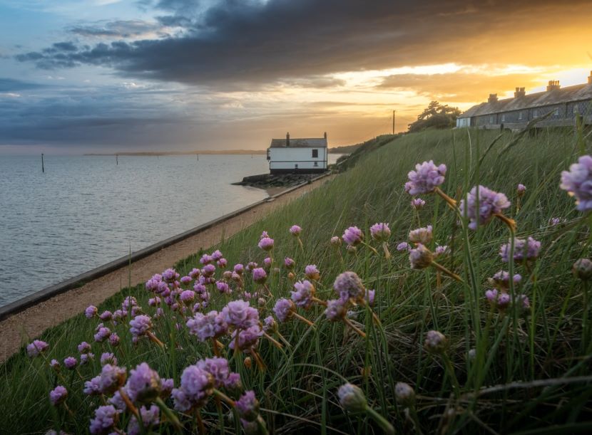 Sunset at Lepe Beach